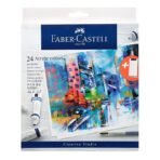 Faber Castell Acrylic Colours set-24 x 9ml tubes