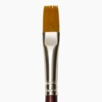 Camel Synthetic Gold Brushes Individual brush, Flat - 6,  Series 67