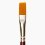 Camel Synthetic Gold Brushes Individual brush, Flat - 7,  Series 67