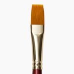 Camel Synthetic Gold Brushes Individual brush, Flat - 8,  Series 67