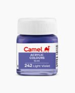 Camel Acrylic Colours Individual bottle of Light Violet in 15 ml