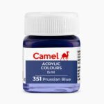 Camel Acrylic Colours Individual bottle of Prussian Blue in 15 ml