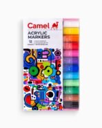 Camel  Acrylic  Markers  Assorted  pack  of  12  shades