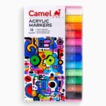 Camel  Acrylic  Markers  Assorted  pack  of  12  shades
