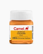 Camel Acrylic Colours  Individual bottle of Chrome Yellow in 15 ml