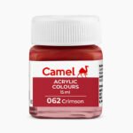 Camel Acrylic Colours  Individual bottle of Crimson in 15 ml