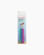 Camel  Champ  Brushes  Assorted  pack  of  4  brushes,  Flat  -  Series  65
