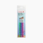 Camel  Champ  Brushes  Assorted  pack  of  4  brushes,  Flat  -  Series  65