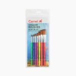 Camel  Champ  Brushes  Assorted  pack  of  7  brushes,  Flat  -  Series  65