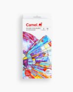 Camel  Glass  Colours  Assorted  pack  of  6  shades  in  10  ml  with  Liner,  Water  based