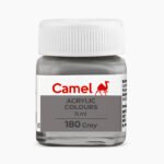 Camel Acrylic Colours Individual bottle of Grey in 15 ml