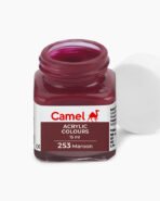 Camel Acrylic Colours  Individual bottle of Maroon in 15 ml - Image 2