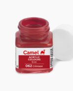 Camel Acrylic Colours  Individual bottle of Crimson in 15 ml - Image 2