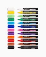 Camel  Acrylic  Markers  Assorted  pack  of  12  shades - Image 3