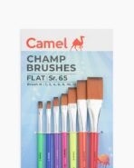 Camel  Champ  Brushes  Assorted  pack  of  7  brushes,  Flat  -  Series  65 - Image 2