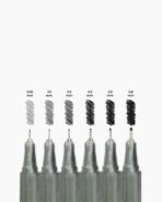 Camel  Fine  Liner  Pens  Assorted  pack  of  6  pens  with  6  free  A6  postcards - Image 4