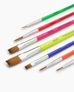 Camel  Champ  Brushes  Assorted  pack  of  7  brushes,  Round  -  Series  64  &  Flat  -  Series  65 - Image 3