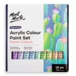 Acrylic Colour Pastel Paint Set Signature 18pc x 36ml (1.2 US fl.oz)