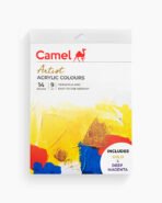 Camel  Artist  Acrylic  Colours  Assorted pack of 14 shades in 9 ml