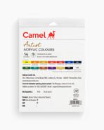 Camel  Artist  Acrylic  Colours  Assorted pack of 14 shades in 9 ml - Image 2