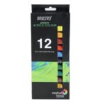 BRUSTRO Artist's Acrylic Colour | Set of 12 Colours X 12ml Tubes