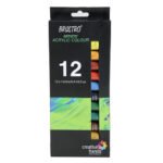 BRUSTRO Artist's Acrylic Colour | Set of 12 Colours X 12ml Tubes