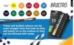 BRUSTRO Artist's Acrylic Colour | Set of 12 Colours X 12ml Tubes - Image 3