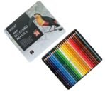 BRUSTRO Artists Colour Pencil | Set of 24 (in an Elegant tin Box) - Image 2