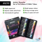 BRUSTRO Artist's Gouache Colour | Set of 24 Colors X 12ml Tubes - Image 3