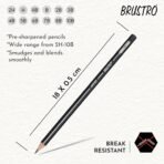 BRUSTRO ARTISTS’ FINEART GRAPHITE PENCIL SET OF 5 - Image 3