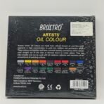 BRUSTRO Artists’ Oil Colour Set of 18 Colours X 12ML Tubes - Image 2