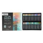 BRUSTRO Artist Oil pastel set of 24 (Pastel Tones)