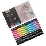BRUSTRO Artist's Pastel Tone Coloured Pencils Set of 36 (in elegant tin box)