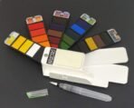 BRUSTRO Artists Watercolour Travel Pan Set of 25 Colours | Foldable - Image 2
