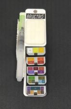 BRUSTRO Artists Watercolour Travel Pan Set of 25 Colours | Foldable - Image 4