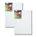 Brustro 100% Cotton Canvas Board Medium Grain 12"X16" inch (1 pc)