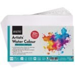 BRUSTRO Artists Watercolour Paper | 300 GSM, A4, 25% Cotton, Cold Pressed | Pack of 12 Sheets