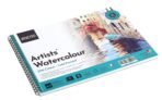 BRUSTRO Artist Watercolour Pad 25% Cotton 300 GSM A4 Wiro - 15 Sheets - Image 2