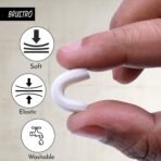 BRUSTRO Blendix Flexible Spongehead Soft Palette Knives | Set of 2 Ergonomic Handles with 10 Triangular & 10 Oval Sponge Blender - Image 5