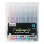BRUSTRO Calligraphy Pen | 2mm | Set of 12 Colours