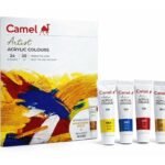 Camel  Artist  Acrylic  Colours  Assorted  pack  of  24  shades  in  20  ml