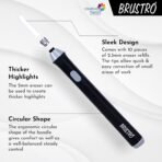 BRUSTRO Automatic Eraser | 2.3mm, 5mm| 22 Refills, 2 Eraser Holders - Image 2