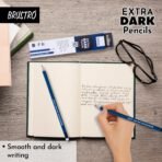 BRUSTRO Extra Dark Pencils |Black, Pack of 10 pcs - Image 4