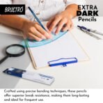BRUSTRO Extra Dark Pencils |Black, Pack of 10 pcs - Image 5