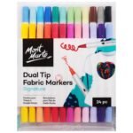Dual Tip Fabric Markers Signature 24pc