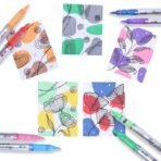 BRUSTRO Fluid Acrylic Brush Pen | Set of 14 Basic Shades - Image 4