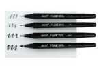 Brustro Fude Hard-tip Black Ink Brush Pen Set of 4. (Extra-fine/Fine/Medium/Bold) - Image 3