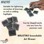 BRUSTRO Kneadable Art Eraser | Pack of 6 - Image 2