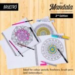 Brustro DIY Mandala Colouring Book - 2nd Edition - Image 4