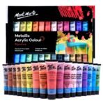 Metallic Acrylic Colour Paint Set Signature 24pc x 36ml